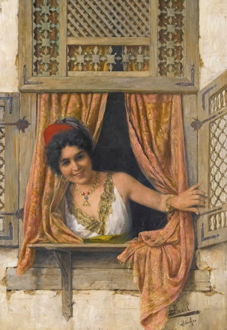 Daniel Israel - Woman At A Window