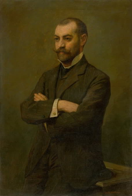 Elemír Halász-Hradil - Portrait of Felixa Halmiho