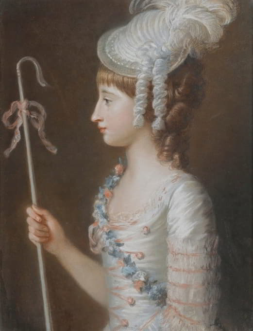 卡罗琳·安妮·布鲁德内尔·布鲁斯夫人肖像（1824年）