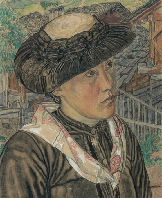 Raphy Dallèves - Young Woman From The Valais