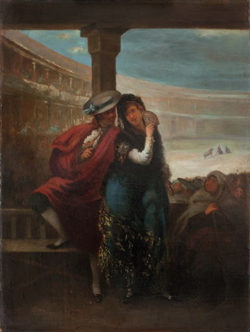 Eugenio Lucas Velázquez - Majo and Maja