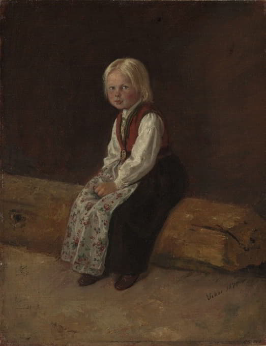 Adolph Tidemand - Portrait of Sella Larsdatter Vikør