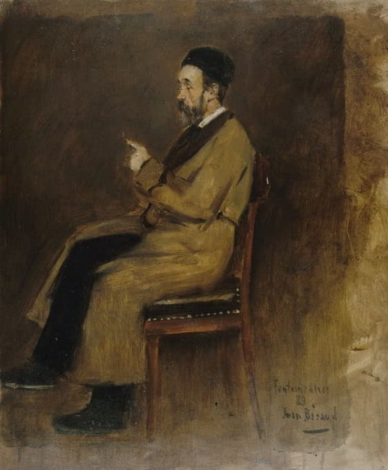 让·雅克·韦斯肖像（1827-1891），“辩论杂志”编辑
