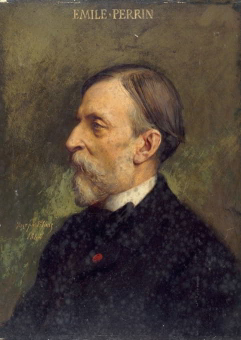 埃米尔·佩林肖像（1814-1885），法国喜剧导演。
