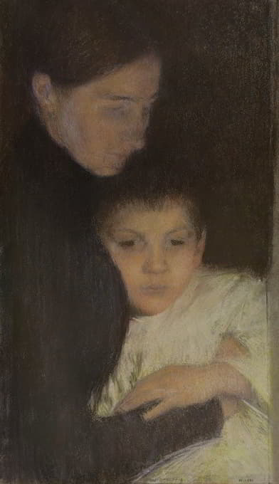 Pascal-Adolphe-Jean Dagnan-Bouveret - Femme et enfant