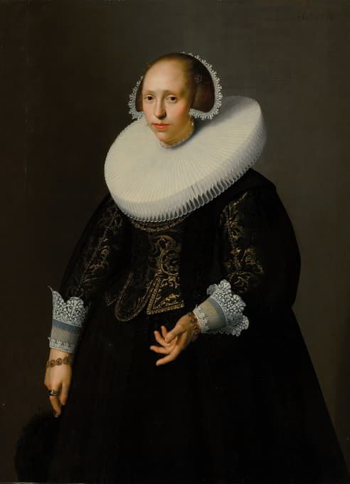 Nicolaes Eliasz. Pickenoy - Portrait of a lady