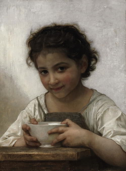 William-Adolphe Bouguereau - La soupe au lait