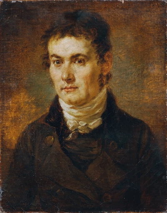 Josef Georg Von Edlinger - Mann mit weißer Halsbinde