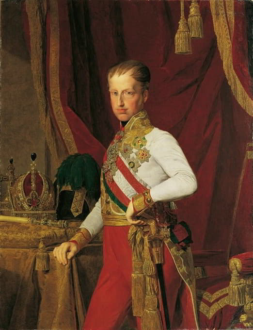 Ferdinand Georg Waldmüller - Kaiser Ferdinand I. von Österreich