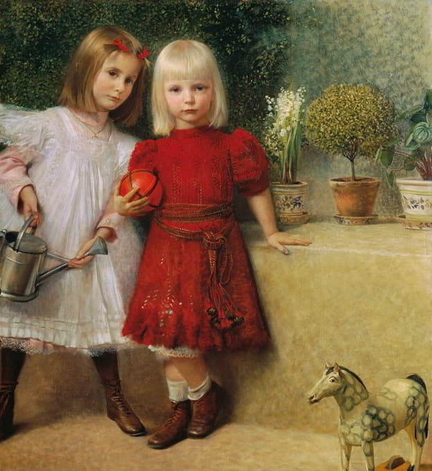 Hilda和Franzi von Matsch，艺术家的孩子