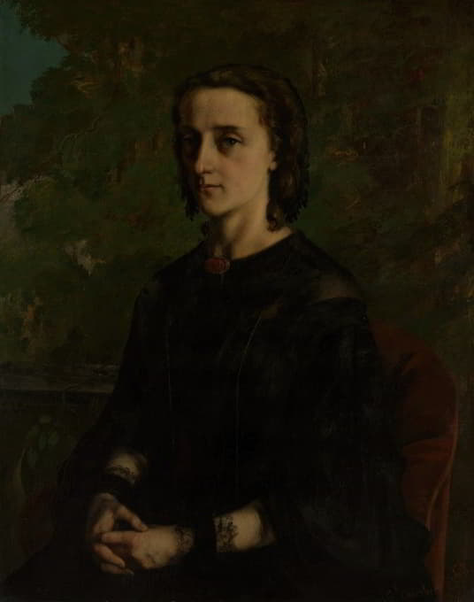 Gustave Courbet - Madame Frederic Breyer (Fanny Hélène Van Bruyssel, 1830–1894)