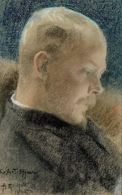作者卡尔·A·塔瓦斯特杰纳的肖像