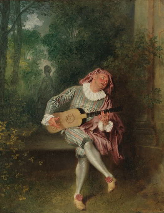 Jean-Antoine Watteau - Mezzetin