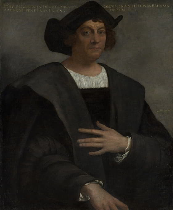 一个人的肖像，据说是克里斯托弗·哥伦布（生于1446年，死于1506年）