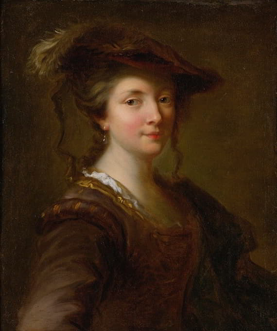 Alexis Grimou - Portrait of a Lady, Said To Be Louise Julie De Nesle, Comtesse De Mailly