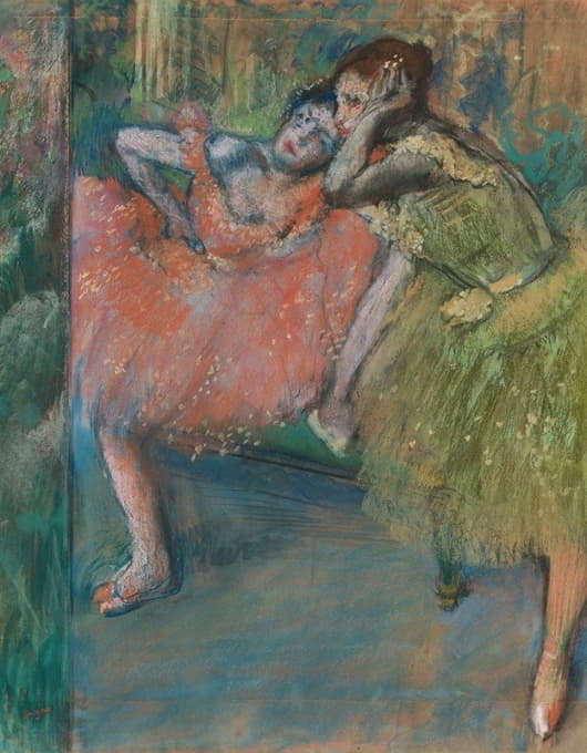 Edgar Degas - Danseuses Au Foyer
