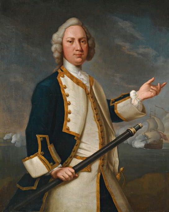 John Vandiest - Portrait of Captain Forrest R.N.