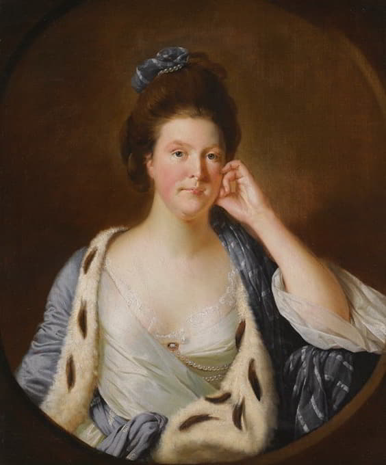 露西·斯塔福德的肖像，后来的威尔金森夫人（公元1738年）