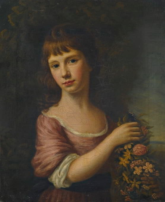 亚历山大·巴尔曼诺的妻子安·安德森的肖像