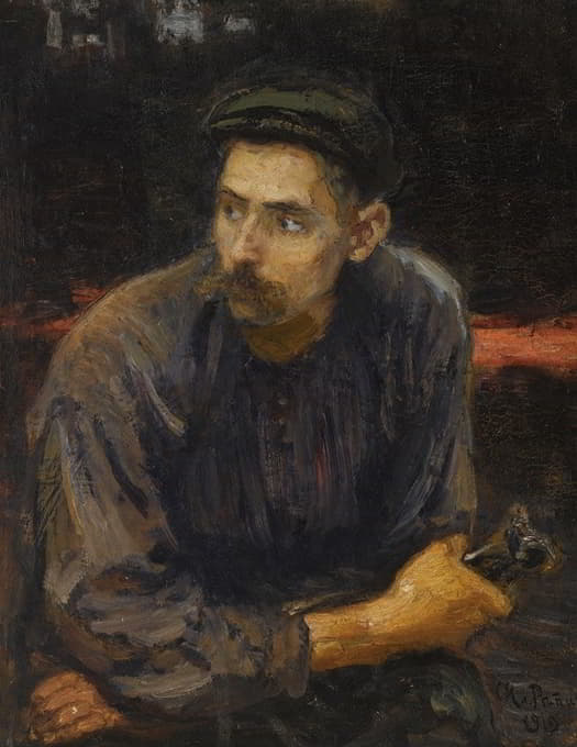 Ilya Efimovich Repin - Portrait Of A Worker