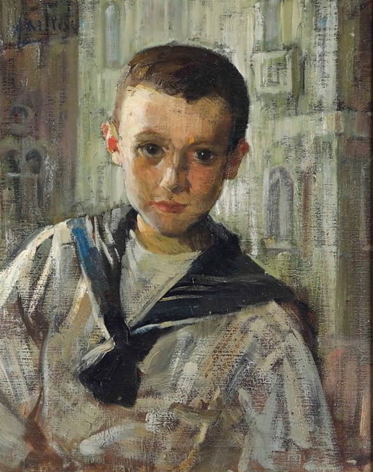 Alessandro Milesi - Ritratto di Giorgio, figlio di Angelo Balbi