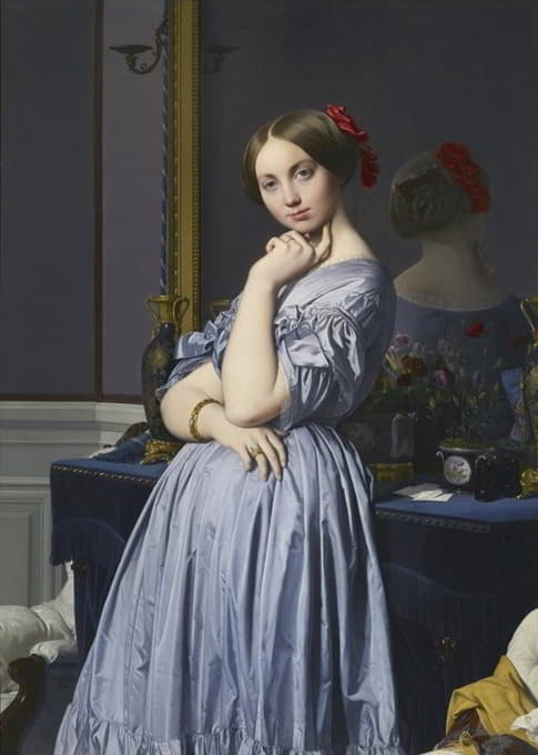 Jean Auguste Dominique Ingres - Portrait of Comtesse d’Haussonville