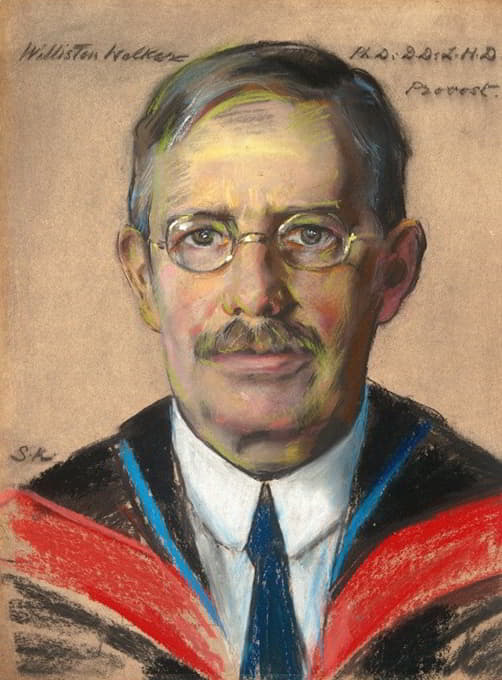 威利斯顿沃克。教会史教授1901-22，教务长1920-22