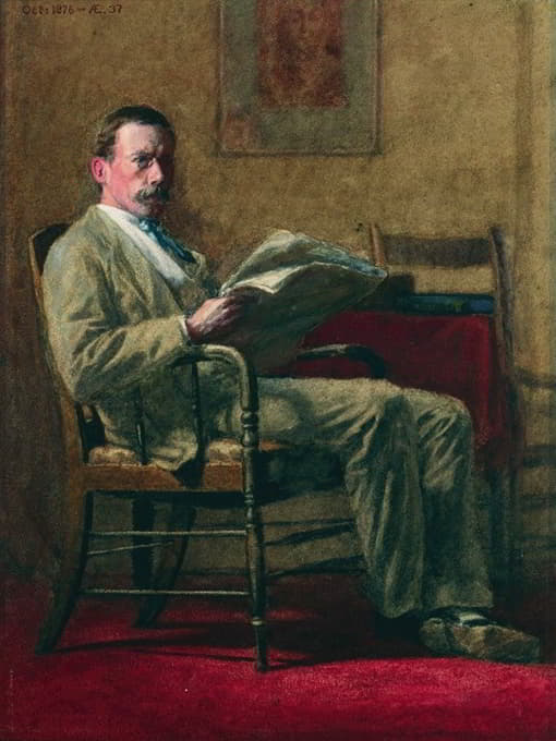 Thomas Pollock Anshutz - Portrait of a Philadelphia Gentleman