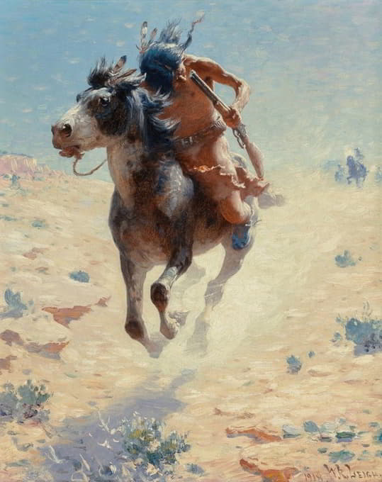 William Robinson Leigh - Indian Rider