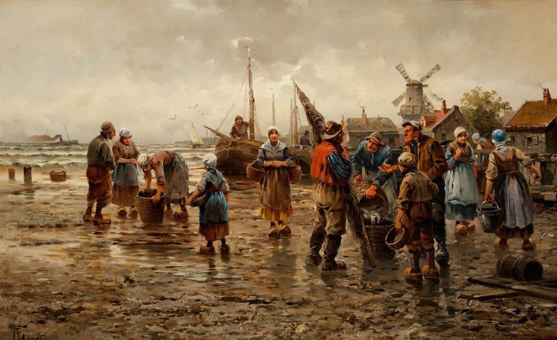 L. Hardt - Dutch Fishers