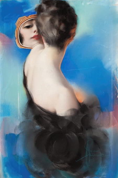 Rolf Armstrong - American Sunday cover illustration