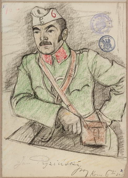 Jan Pryziński，kmdt骑兵中尉，波兰6名瑞典骑兵