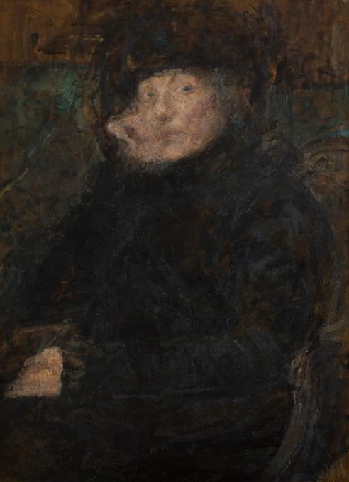 Olga Boznanska - Portrait of Anna Ginzberg