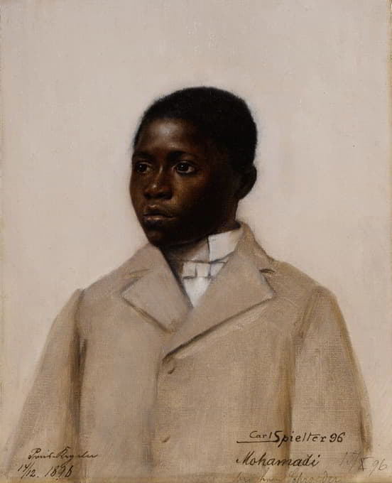 Carl Johann Spielter - Portrait of Mohamadi