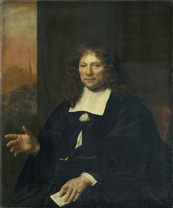 Adriaen Backer - Daniel Niellius. Elder of the Remonstrant Church and Sampling Official of Alkmaar