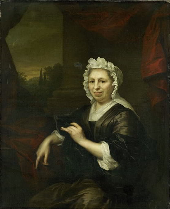 Arnold Boonen - Brechje Hooft (1640-1721). Widow of Harmen van de Poll
