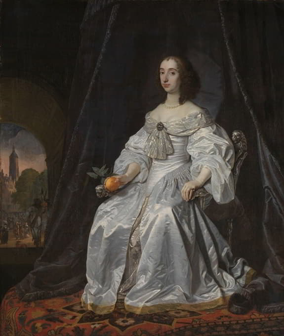 Bartholomeus van der Helst - Mary Stuart, Princess of Orange, as Widow of William II