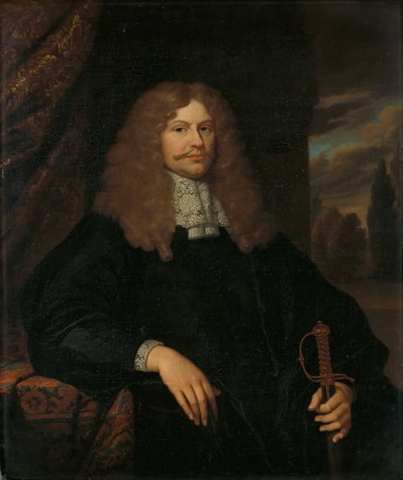 康奈利斯·贝克尔（1633-1681）的肖像，议员、议员和阿姆斯特丹民兵上校