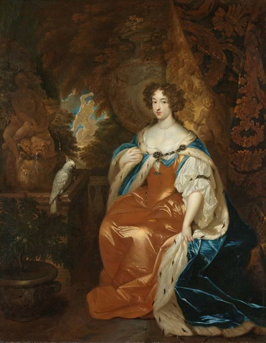威廉王子三世的妻子玛丽·斯图尔特（1662-1695）的肖像