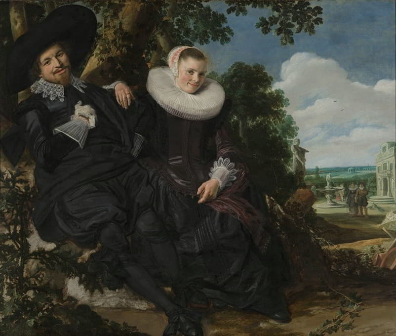 Frans Hals - Portrait of a Couple, Probably Isaac Abrahamsz Massa and Beatrix van der Laen