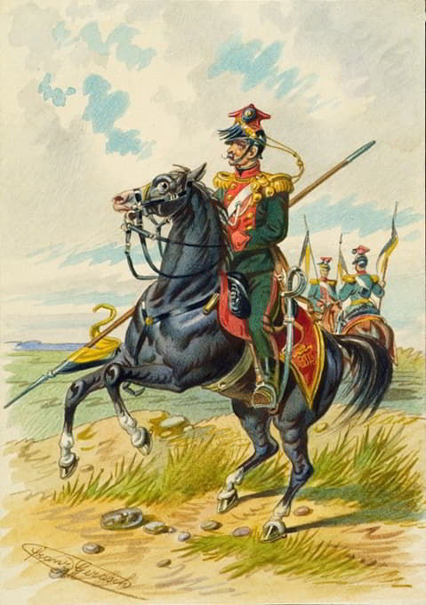 Franz Gerasch - Soldat zu Pferd 3