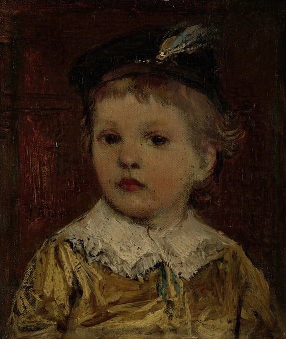 Jacob Maris - ‘Portret van Willem’, vermoedelijk Willem Matthijs Maris Jbzn, zoon van Jacob Maris