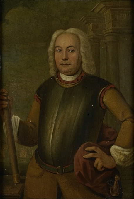 Jacobus Oliphant - Portrait of Johannes Thedens, Governor-General of the Dutch East India Company