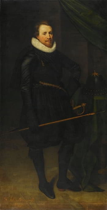 Jan Anthonisz van Ravesteyn - Portrait of Sir John Burroughs (1587-1627)