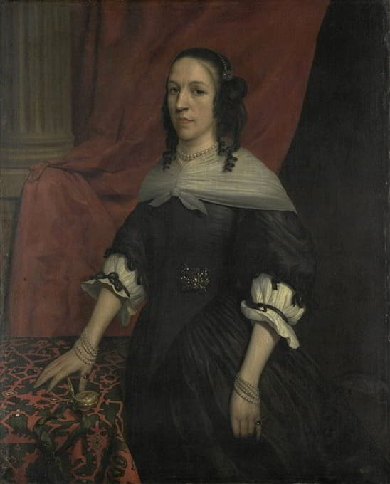 一位女性的肖像，可能是安娜·范·布尔贡迪（Anna van Bourgondië），Slot Windenburg op Dryschor（Schouwen）的创始人和阿道夫·范·克莱夫的妻子