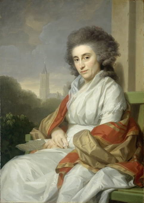 Johann Friedrich August Tischbein - Portrait of Cornelia Rijdenius, Wife of Johannes Lublink II