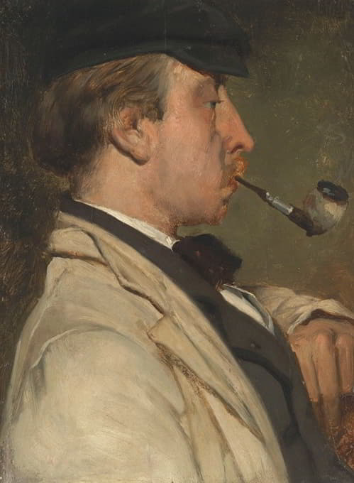 路德维希·卡西米尔（“路易”）西里格肖像画（1834-1919），画家