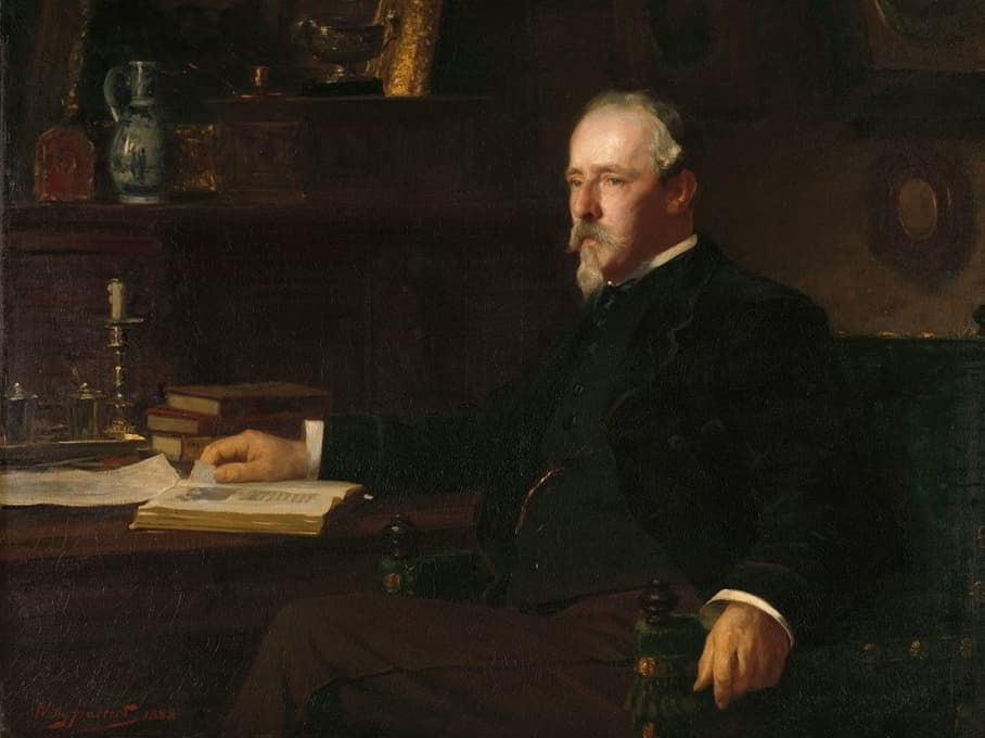 丹尼尔·弗兰肯·德赞（1838-1838）。银行家和艺术品收藏家
