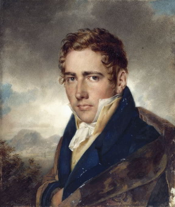 Alexandre Evariste Fragonard - Portrait présumé de l’architecte Auguste Constantin (1790-1842)