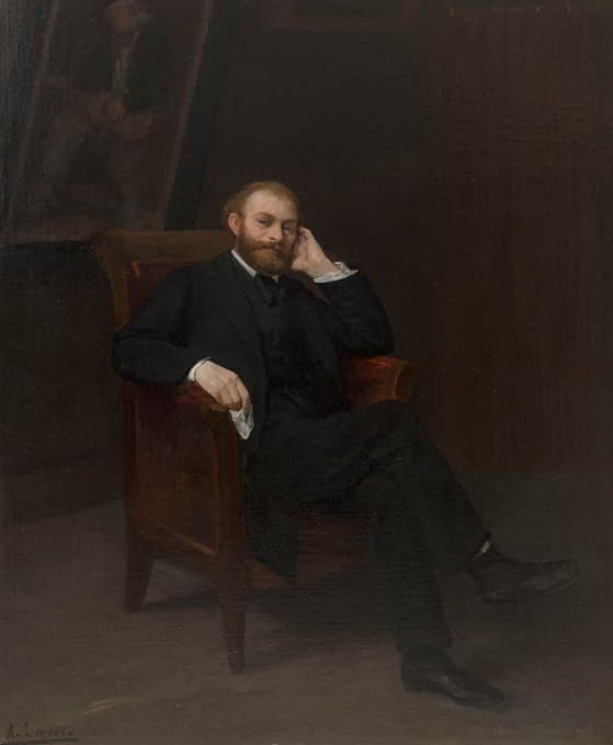 Alphonse Legros - Portrait d’Edouard Manet